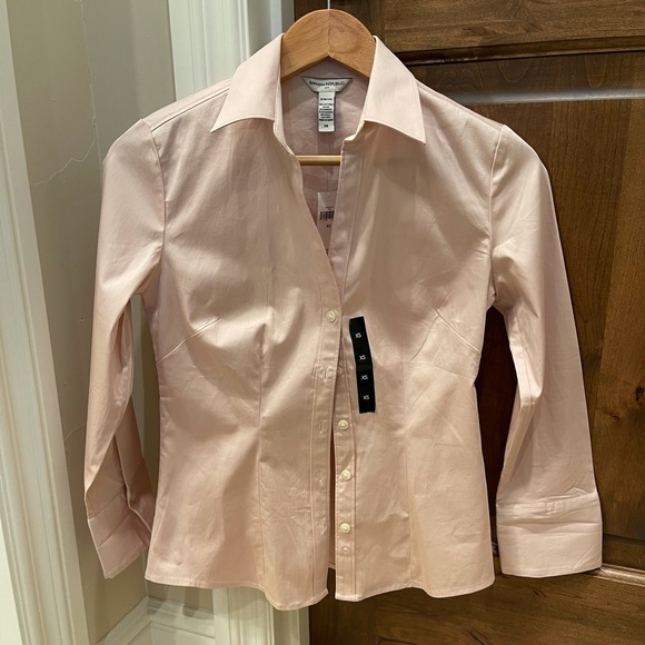 Banana Republic New****fitted pink blouse sz XS - Picture 1 of 10